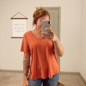 Open back short sleeved top